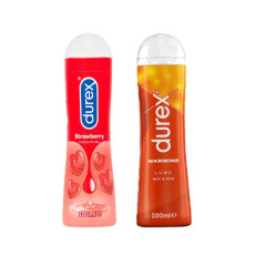 Guponjinish Durex Strawberry & Warming Lubricant Gel Combo