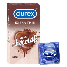 Guponjinish Durex Extra Thin Intense Chocolate Flavoured 10 Pcs Condoms